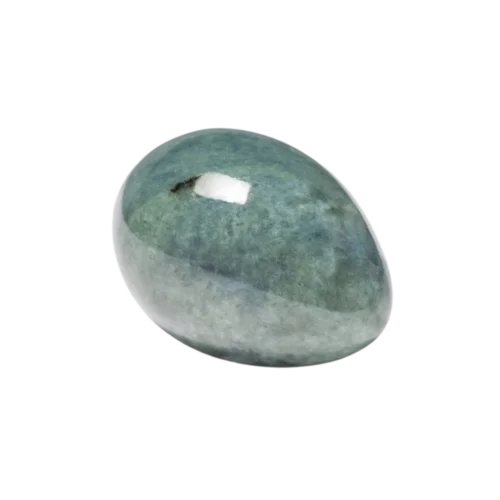 Blue Nephrite Jade Yoni Egg