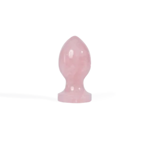 Rose Quartz Crystal Butt Plug