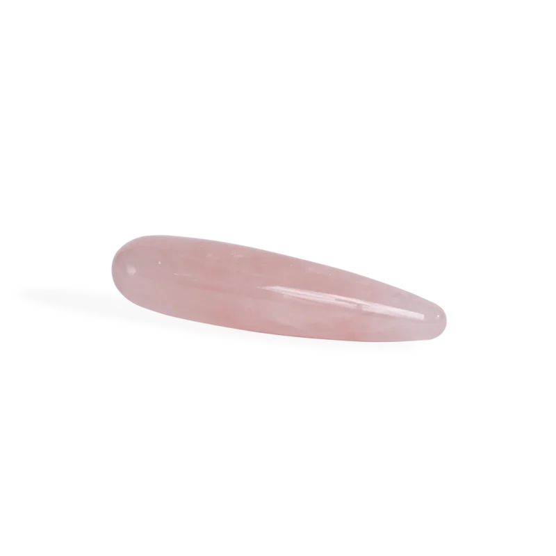 Rose Quartz Crystal Dildo