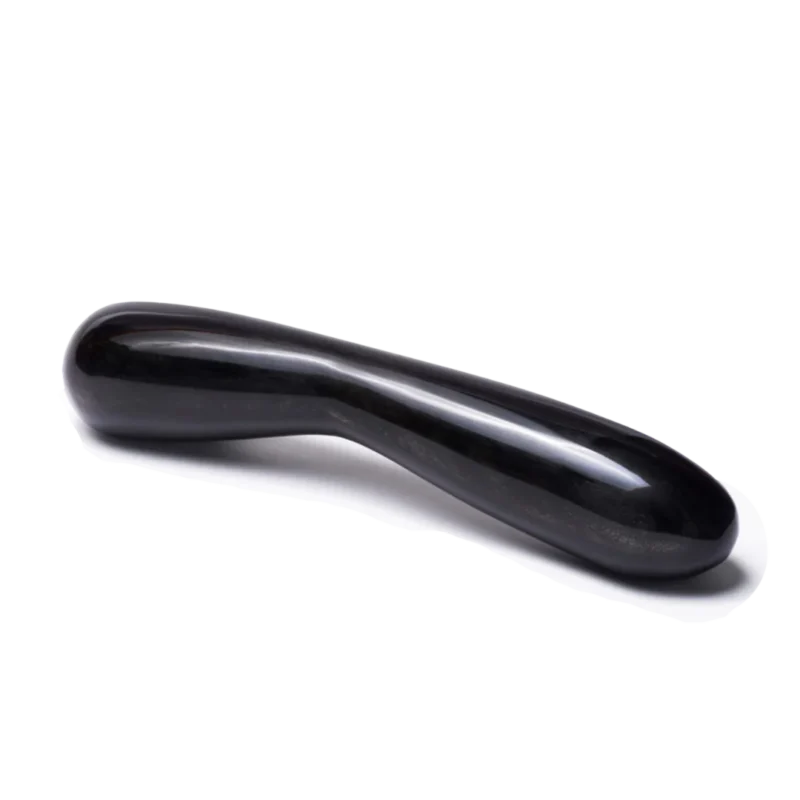 Black Obsidian Curve Dildo