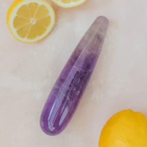 Amethyst Crystal Dildo